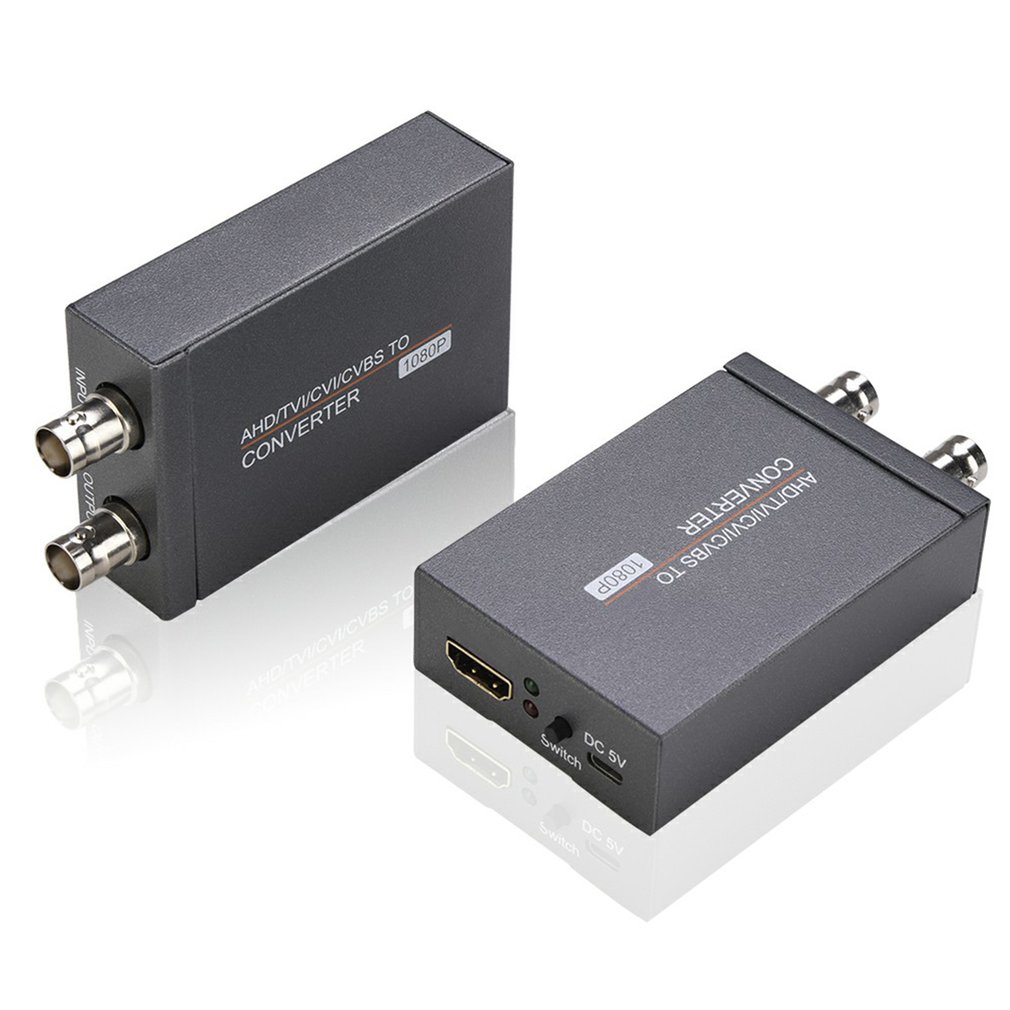 AHD/TVI/CVI/CVBS to HDMI 変換アダプタ フル HD 4K ビデオ変換アダプタ ベルトリング変換用