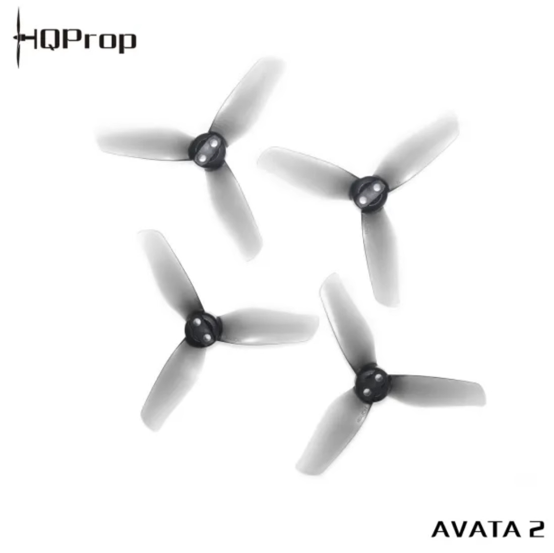 2/4 ペア HQProp 3X3X3 プロペラ 3 インチ 3 ブレードプロップグレーポリカーボネート互換 DJI アバター 2 FPV レーシングドローン部品用