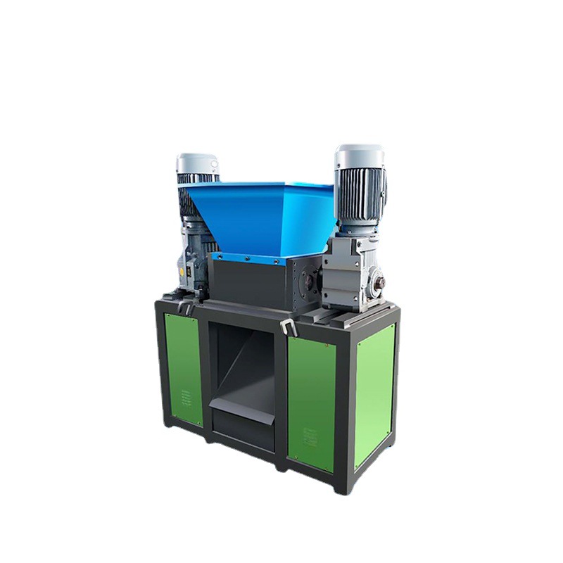 大型ダブルシャフトシュレッダー広告プラスチックキッチン接着剤ゴミ​​処理機工場シュレッダー