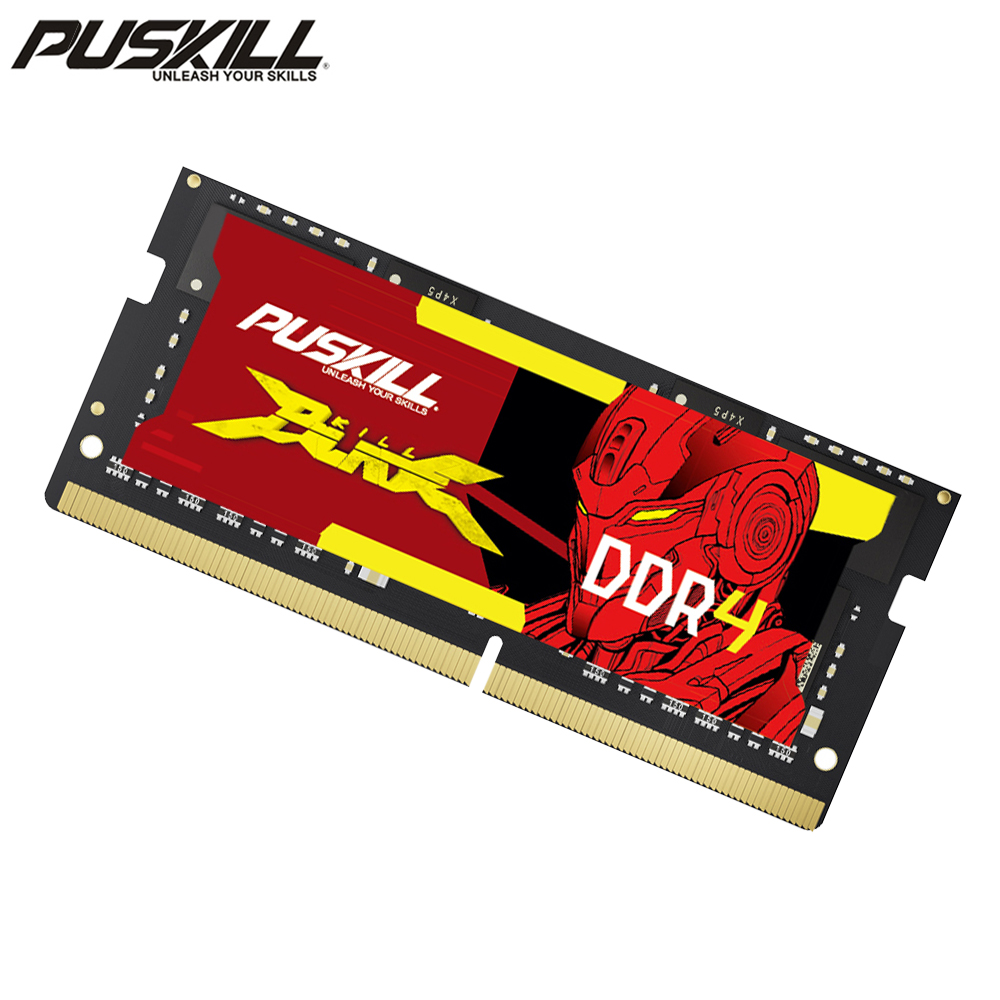 PUSKILL DDR4 ノートPC用RAM 32GB 16GB DDR3L 8GB 4GB 1.2V 3200MHz 2666MHz 2400MHz 1.35V 1600MHz 1333MHz ノートパソコン用メモリ