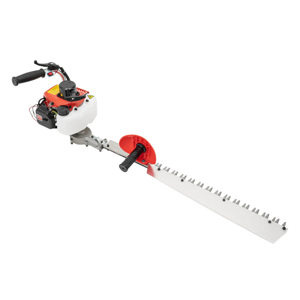22.5CC シングルエッジヘッジトリマー、2ストロークガスヘッジトリマー7500/rpmガーデンブッシュトリマーツール、庭用27.56インチブレード付き