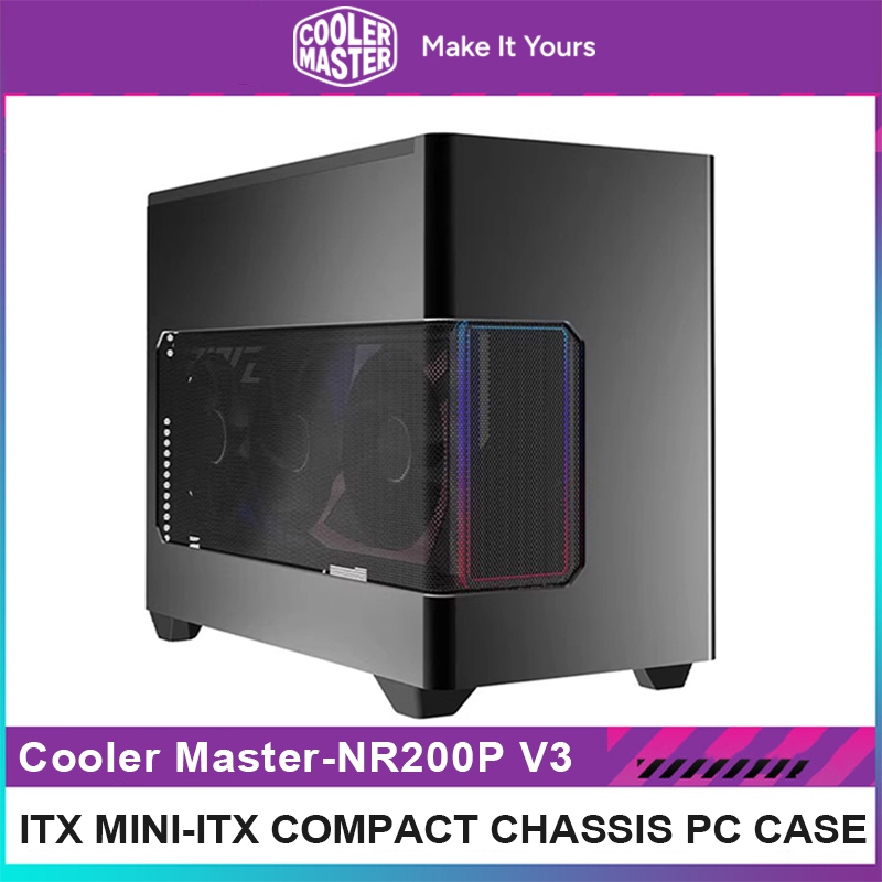 Cooler Master Magic Cube NR200P V3 コンピュータケース小型シャーシサポートアルミ合金 ITX ポータブルデスクトップホストケース