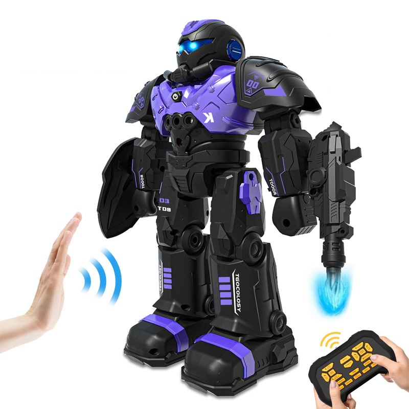 JJRC RC ロボット警察機械戦闘 R20 警察インテリジェントプログラミングロボット音と光子供のおもちゃギフト