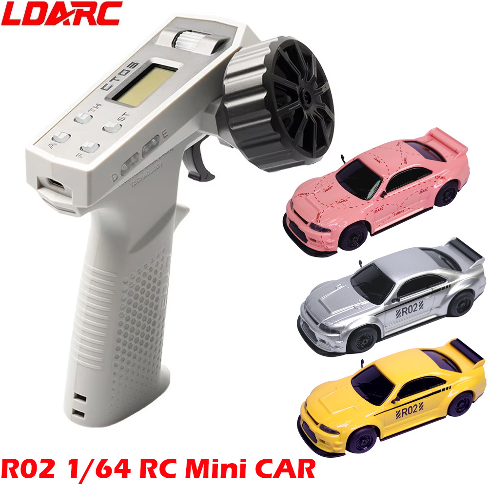 LDARC R02 ミニ Rc スポーツ 1/64 模擬電気リモコンモデルカー卓上 RTR 2.4 グラム大人子供のおもちゃギフト