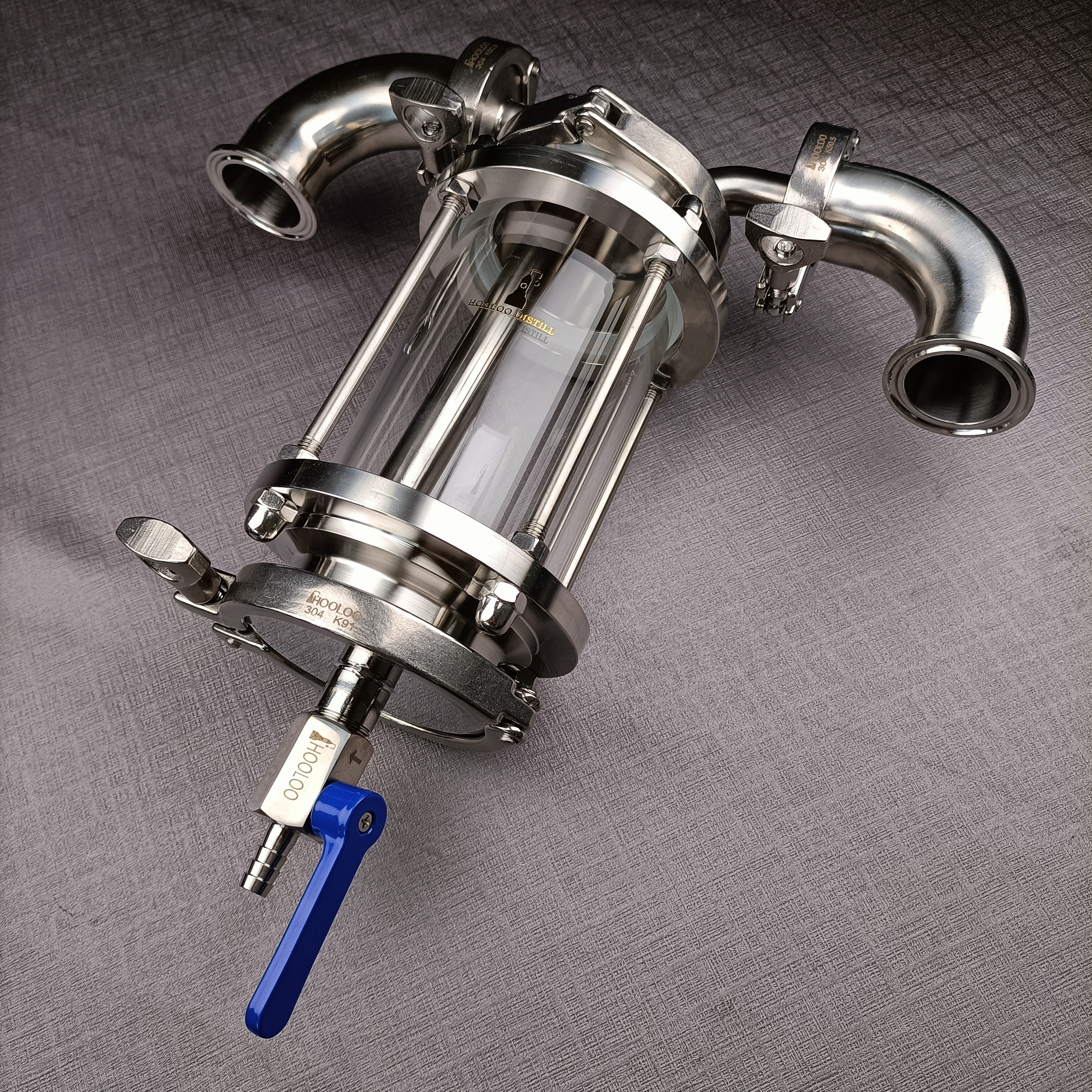 Hooloo Thumper ラム酒製造用特別アクセサリー 3 '' 4 '' 密造酒蒸留器 304 ステンレス鋼食品グレード衛生自家製醸造