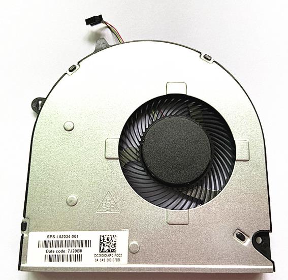 オリジナル新しい CPU 冷却クーラーファン HP 15-DU DW 15s-du0002TX ノートパソコンラジエーター DC28000N6F0 DFS5K12114464N L52034-001