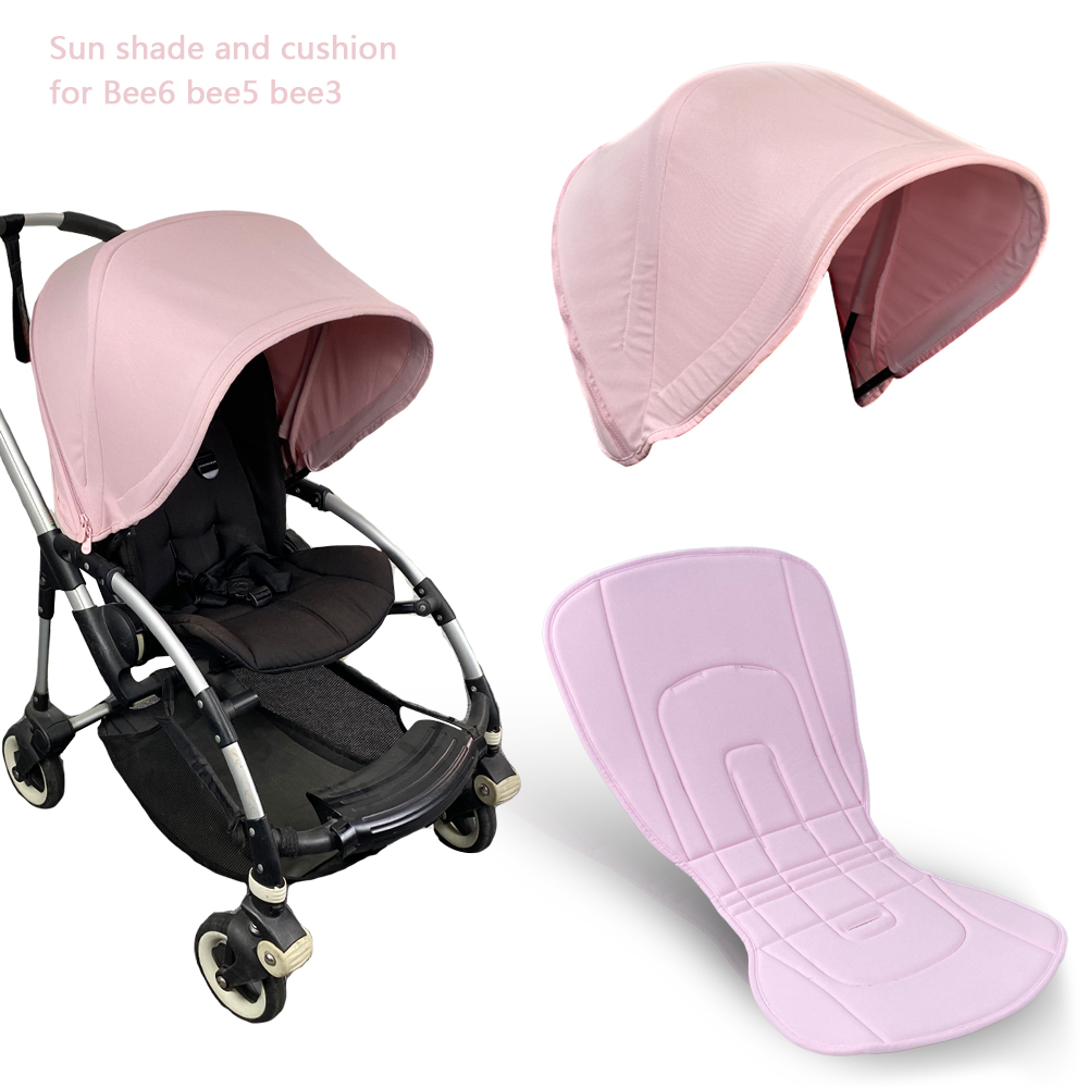 ベビーカーサンシェードオーニングキャノピーとシートクッションバガブー Bee6 Bee5 Bee3 用 UV プルーフベビーカーカバーベビーカーアクセサリー