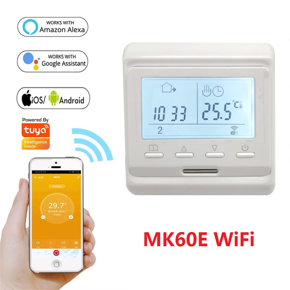 MINCO HEAT プログラマブル Tuya スマート WiFi サーモスタット電気暖房暖かい床温度コントローラー
