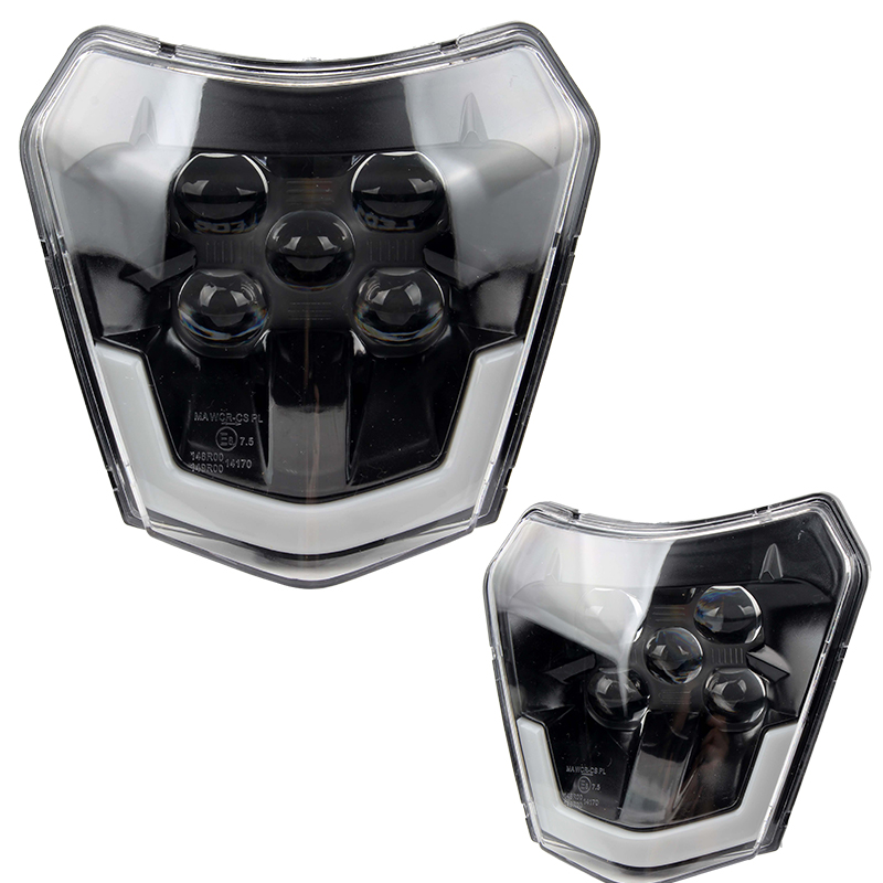 オートバイのヘッドライト KTM EXC EXCF SX SXF XC XCF XCW XCFW 125 150 250 300 350 450 530 ダートバイクエンデューロモトクロスヘッドランプ