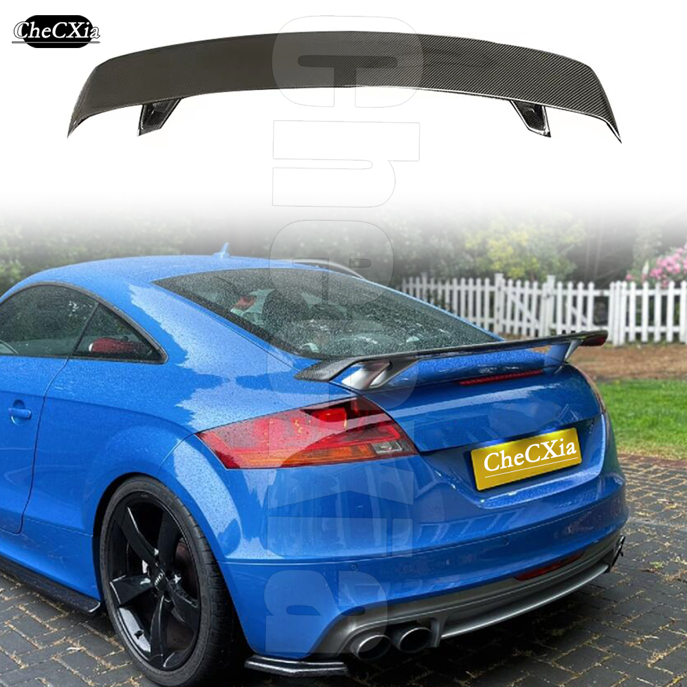 Suitable For Audi 2007-2024 TT TTS TTRS MK2 MK3 Rear Spoiler The Is Made Of 100% High-Quality Carbon Fiber Material