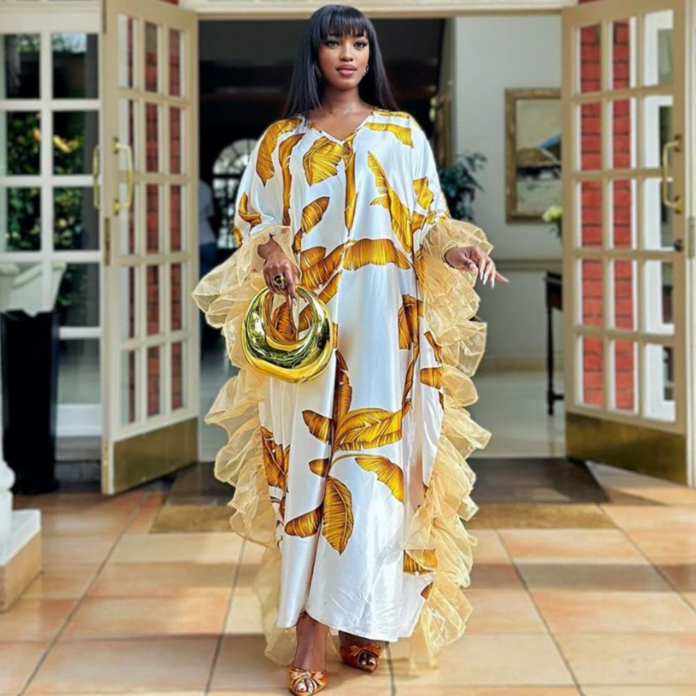 アフリカのドレス女性のためのイスラム教徒のファッションアバヤ Boubou Dashiki アンカラ衣装イブニングドレスドバイカフタンアバヤローブマロカイン