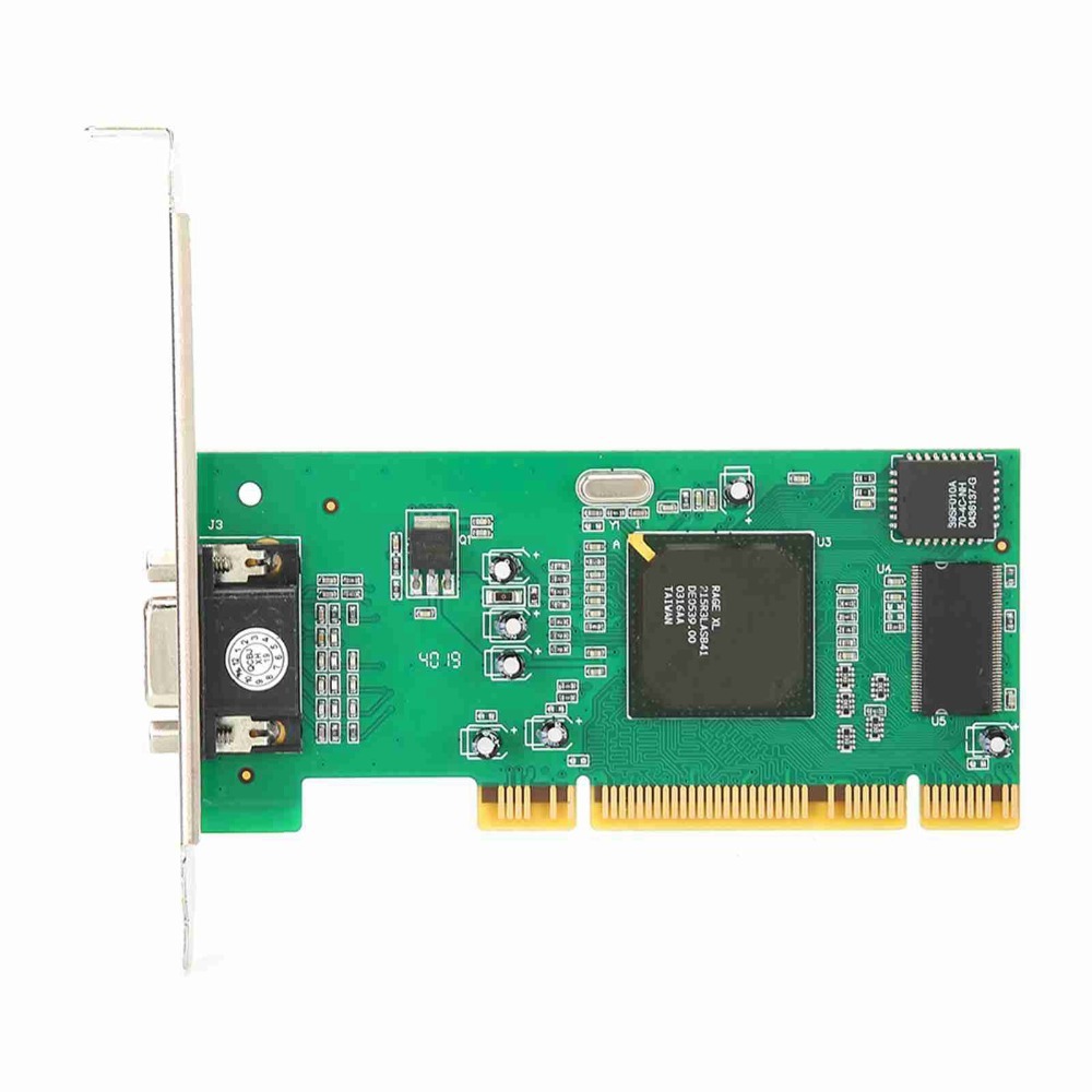 8MBメモリ搭載グラフィックカード、32ビットインターフェース、PCI-Xインターフェース、VGAカード、低消費電力マルチディスプレイカード（ATI Rage XL対応）