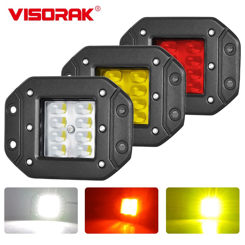 5 インチ LED ポッドフラッシュマウント LED ワークライト車のトラック SUV テールライト 4x4 オフロード LED フォグドライビングライト