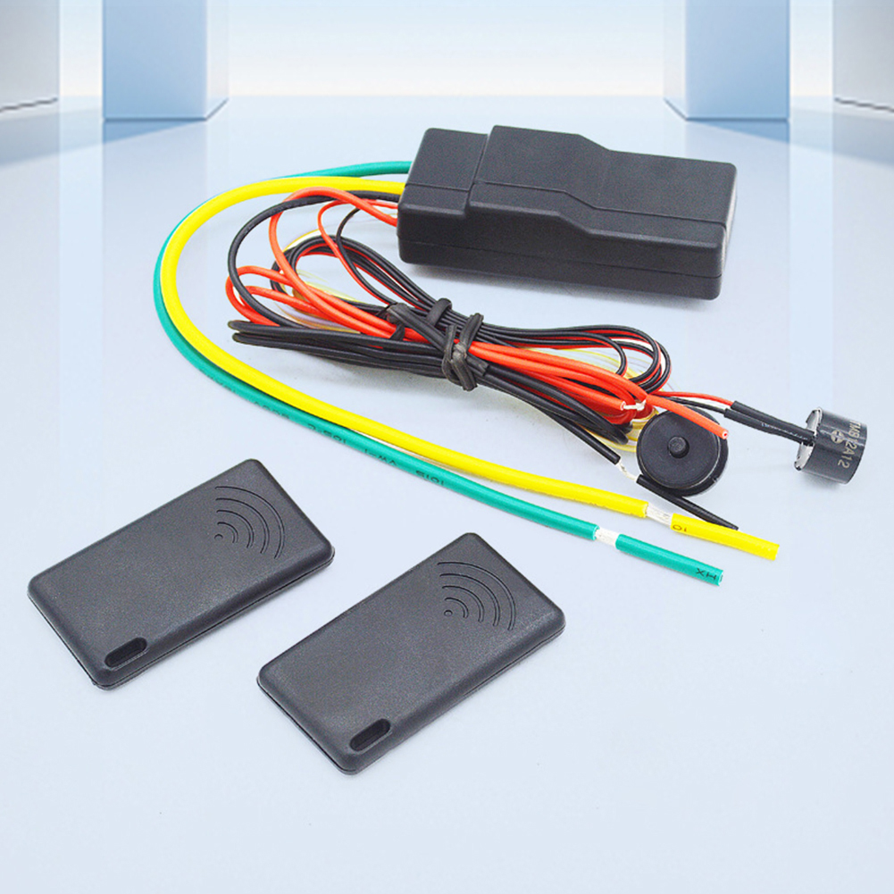 12V 車のイモビライザー抗ハイジャック 2.4GHz RFID ワイヤレス車のエンジンロックワイヤレスイモビライザー自動隠しロックイモビライザーデバイス