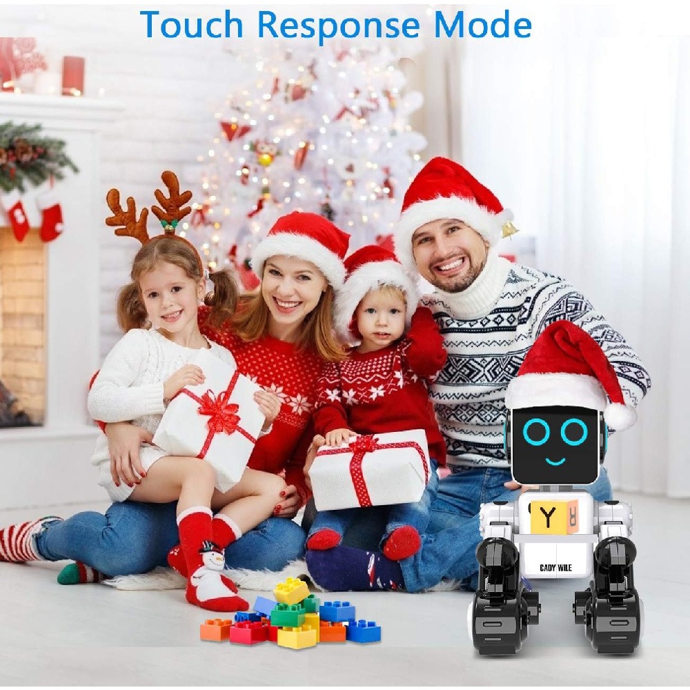 歌って踊る AI ロボットおもちゃ 子供用 タッチとサウンドコントロール付きスマート RC ロボット ロボット工学 インテリジェントプログラマブルロボット ギフト