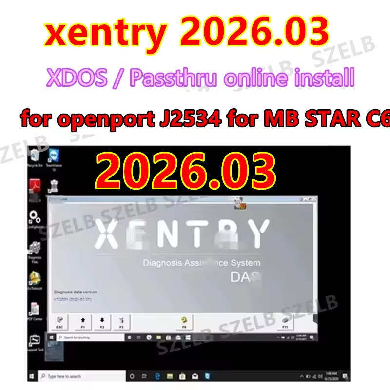 Xentry 2026.03 Passthru/XDOS Full Software DAS DTS Monaco EPC WIS Veidam.o Starfinder For MB STAR SD C6 Openport 2.0