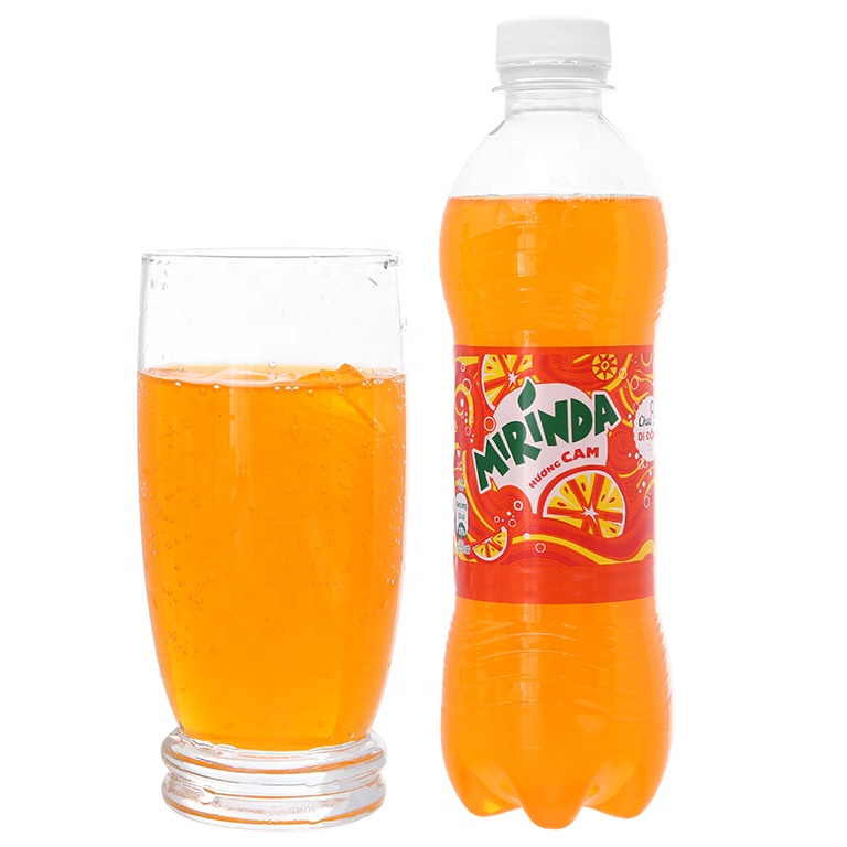 Wholesale Bulk Mirinda Orange Flavor Carbonated Soda Factory Sale Citrus Fizzy Drink Export