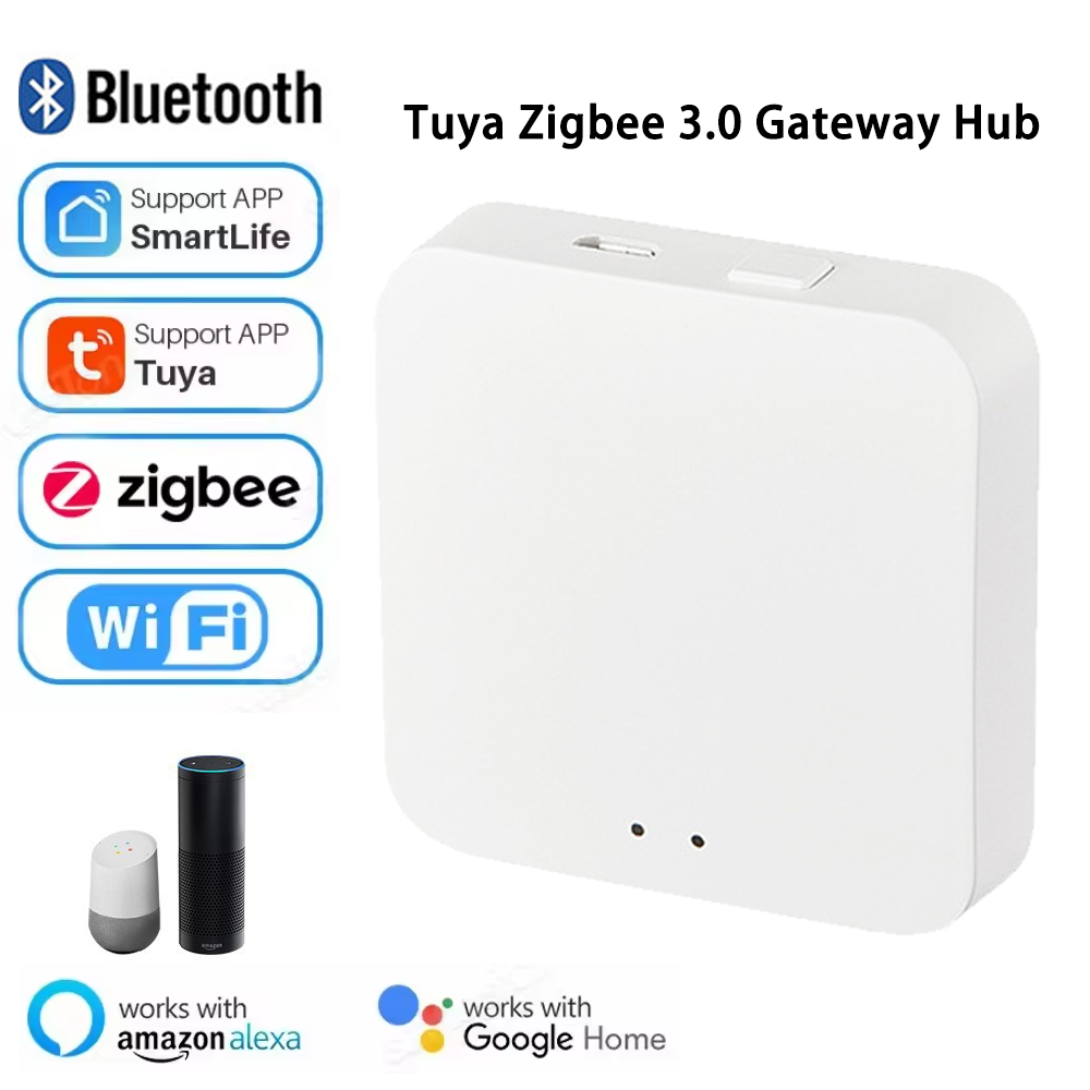 Tuya Zigbee 3.0 ゲートウェイ ハブ スマート ホーム ワイヤレス ブリッジ スマート ライフ APP リモート コントロール オートメーション デバイスは Alexa Google で動作します