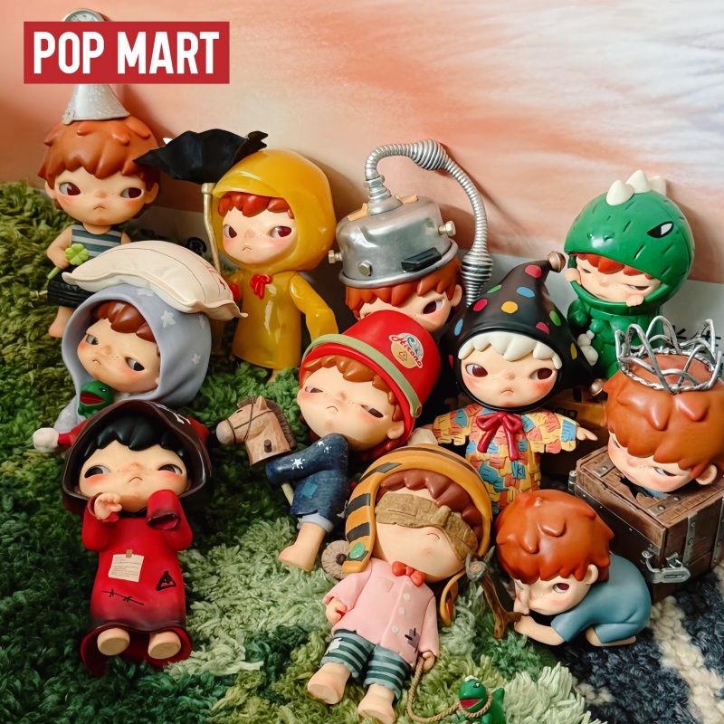 ホット販売本物の商品在庫あり Popmart hirono シリーズサプライズブラインドボックストレンディなおもちゃデスクトップ装飾品コレクションギフト
