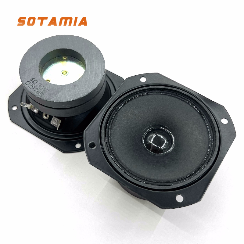 SOTAMIA 2 個 3 インチツイーター 4 オーム 30 ワット発熱グレードデュアル磁気ツイータースピーカー Bluetooth サウンドボックスホームシアターサウンドシステム