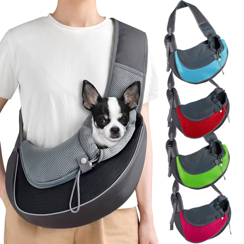 ペット猫犬キャリアバックパックトラベルトートショルダーバッグメッシュスリングキャリーパックペットキャリー用品クロスボディショルダーバッグ