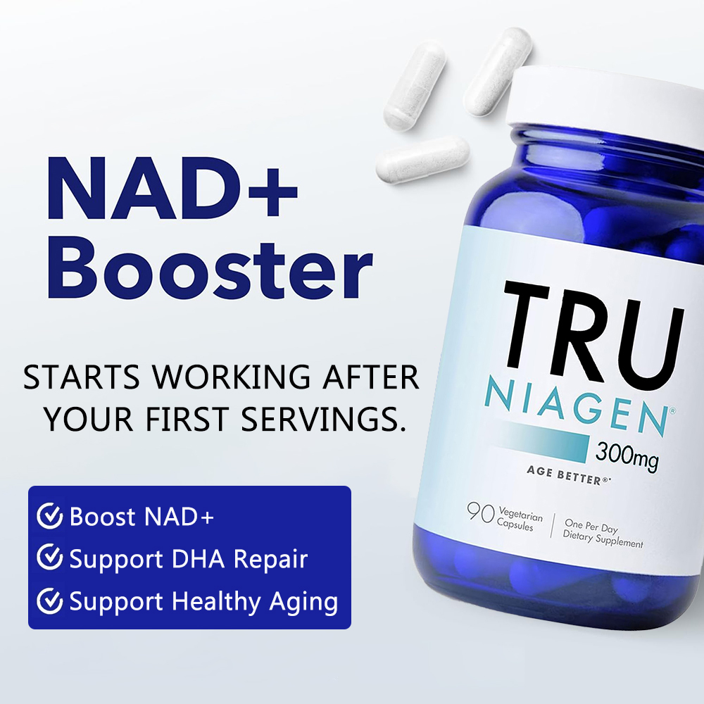 TRU NIAGEN アンチエイジングと細胞再生のための特許取得済み NAD サプリメント、300 mg ナイアゲン、90 回分 |細胞エネルギーをサポート