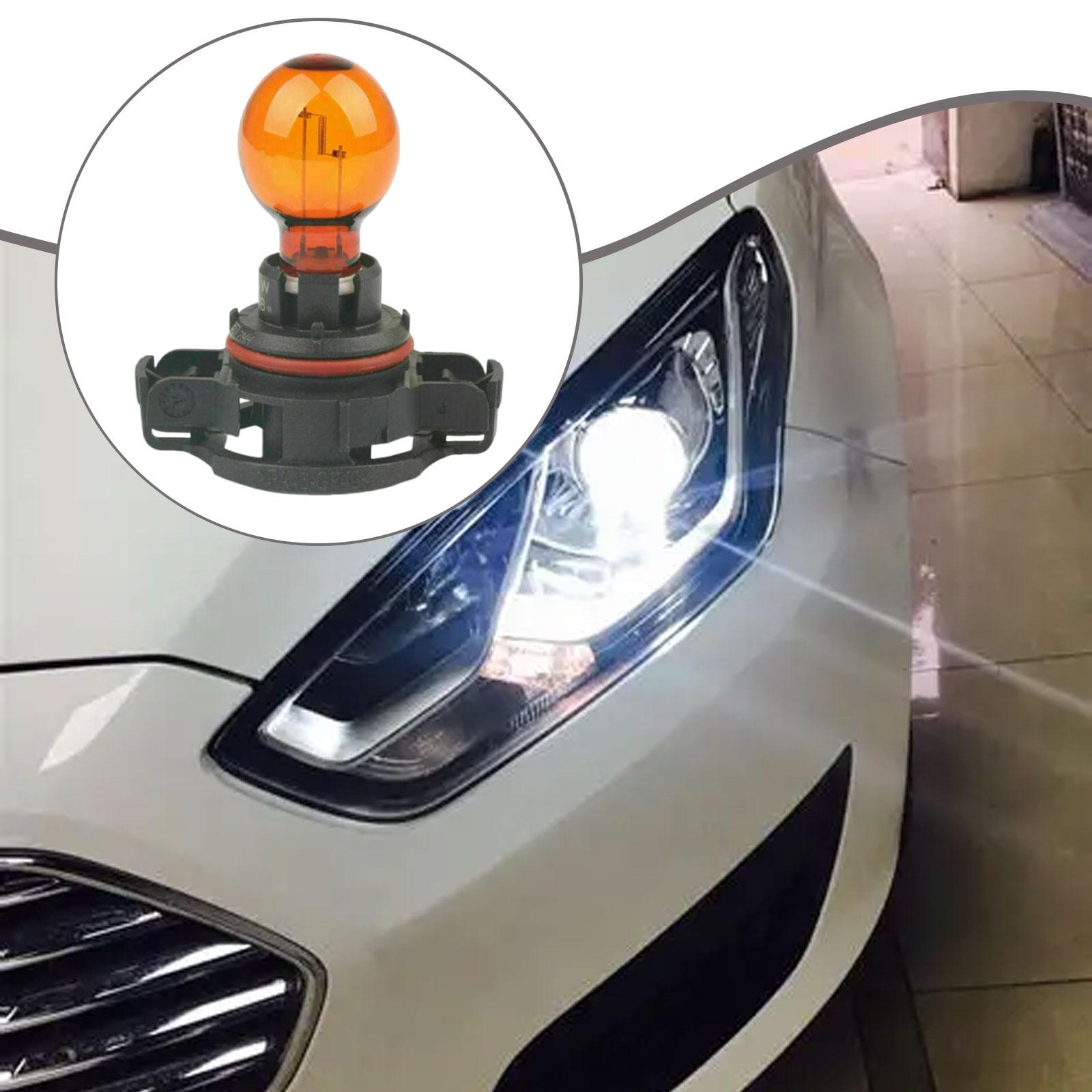 PSY24W 高性能車ターンシグナル電球黄色フロント LED ゴルフ GTI Magotan C5 用