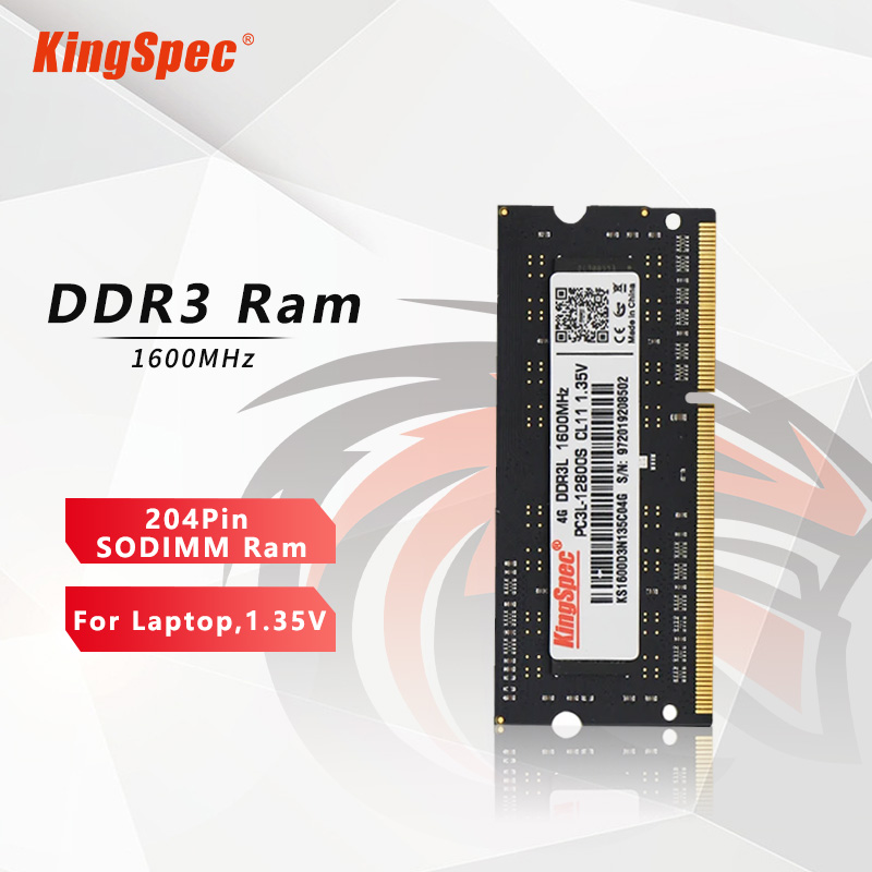 Kingspec DDR3 NB 8 Gb 4 Gb 1600 Sodimm RAM ノートパソコン用メモリ RAM DDR3 1600 MHz RAM DDR3 4 Gb 8 Gb ノートブック メモリ sodimm