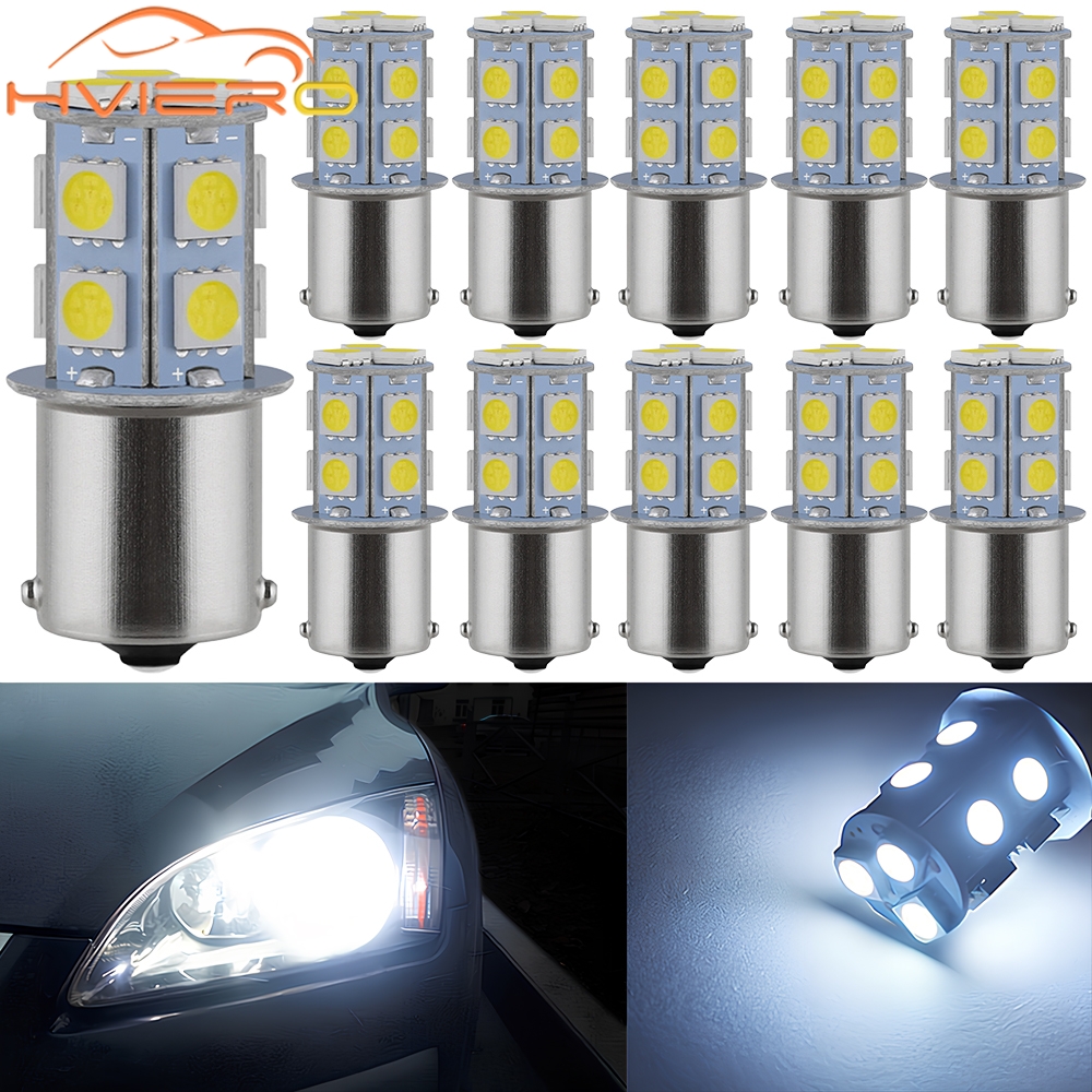 10X 1156 BA15S 1157 BAY15D P21W BA15D 13Led ナンバープレート車のターンパーキングシグナルライトブレーキテールランプオートリアリバース電球