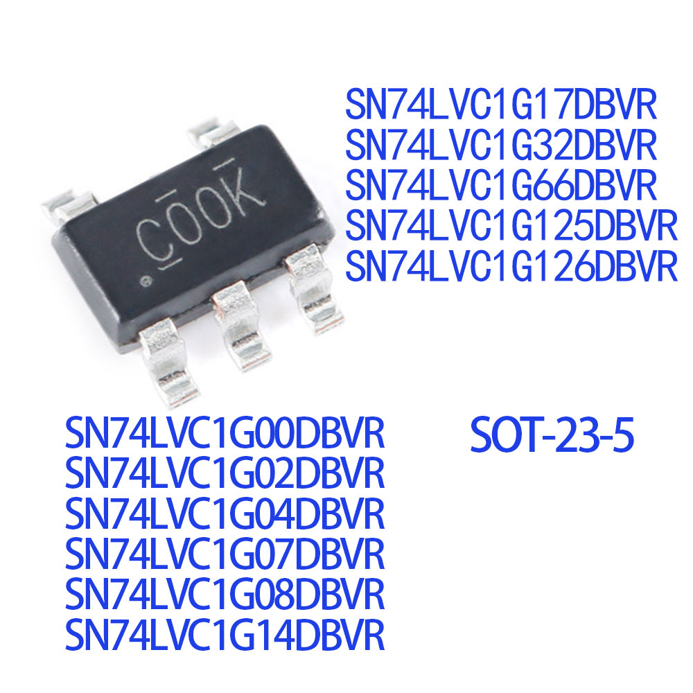 10 SN74LVC1G00 74LVC1G02 74LVC1G04 74LVC1G07 74LVC1G08 74LVC1G14 74LVC1G17 74LVC1G32 74LVC1G66 74LVC1G125 74LVC1G126 DBVR