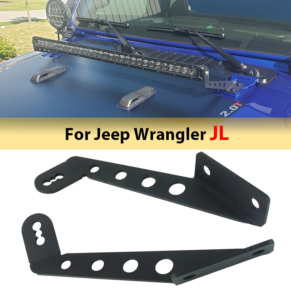 ジープラングラー JK JL 2007-2025 車の Led バーワークライト取付ブラケットホルダー自動運転照明アクセサリー
