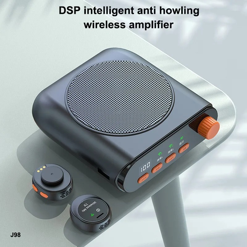 ポータブル磁気メガホン音声アンプミニオーディオスピーカーマイク付き充電式スピーカー教師ツアーガイダー用