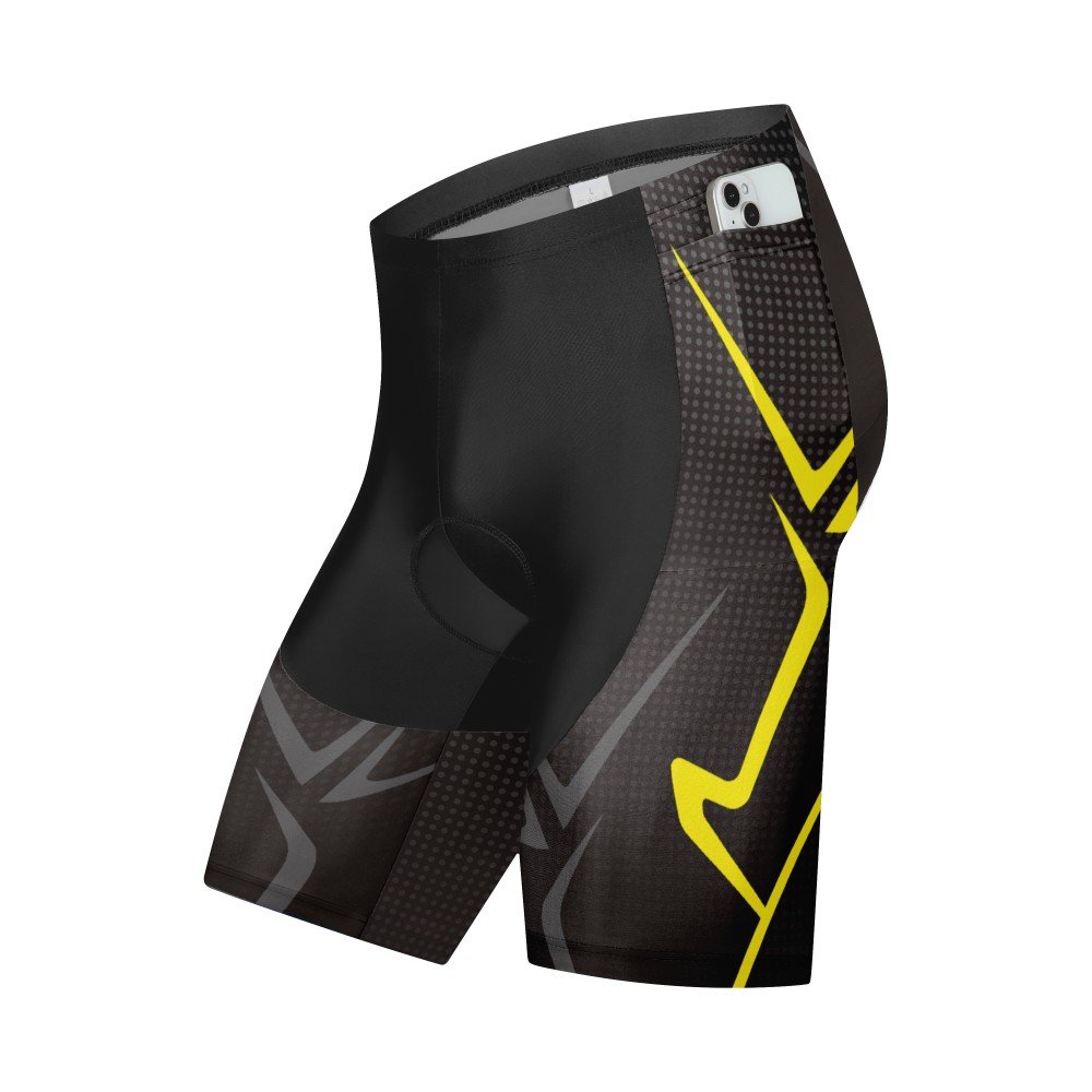 メンズポケットサイクリングショーツ 2026 夏 MTB 自転車プロフェッショナルサイクリングショーツ 9D ゲルクッション