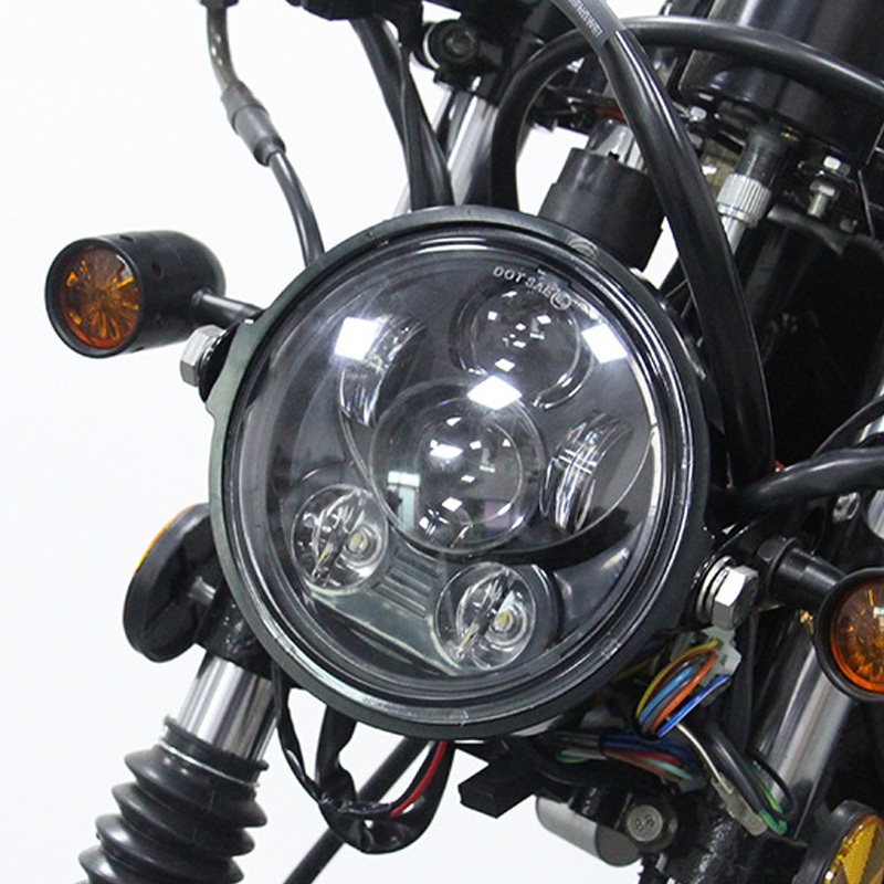 5.75 LED Headlamp Headlight Fit For Harley Street Rod 750/Indian Scout Sixty Bobber
