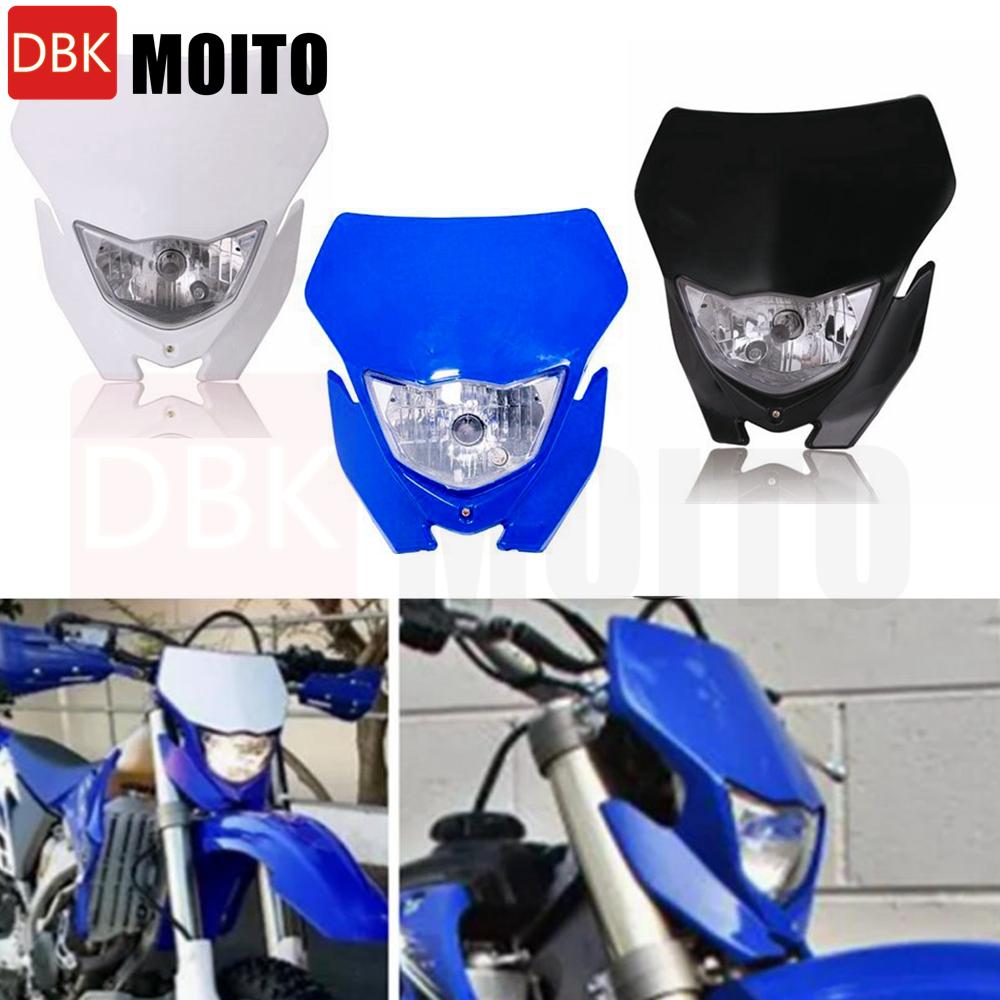 ユニバーサルオートバイヘッドライトフロントライトヤマハ WRF250 400 426 450 YZ TTR WR XT MX エンデューロヘッドランプアクセサリー