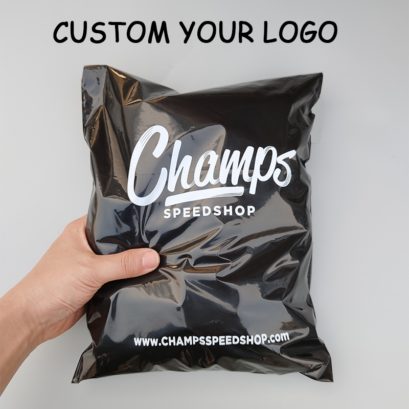 100pcs Poly Bags with logo printed Mailing Bags Poly Storage Bag Envelope Mailing Bags Self Adhesive Seal Plastic Pouch Bags