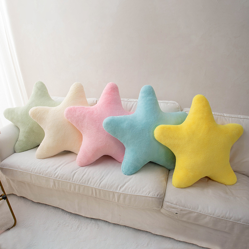 40 センチメートル星型枕装飾スター枕ベッド用ソフトぬいぐるみスロー枕かわいい枕ぬいぐるみクッション寝室リビングルーム