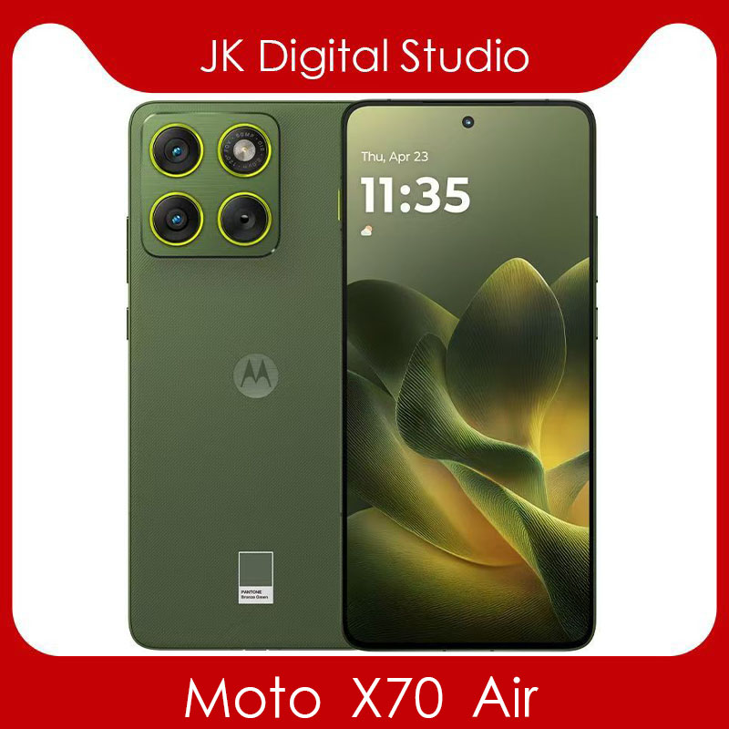 中国バージョン Moto X70 Air 6.7 インチ LED 2712X1220P Snapdragon7 50MP リアカメラ Gen4 Android16 NFC OTA 4800Mah 68W 急速充電器