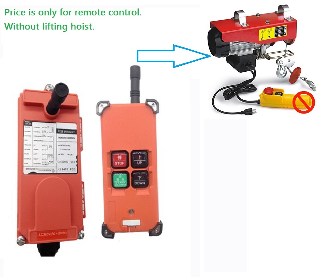 IP65 工業グレードワイヤレスリモコン PA 電気ホイストミニ電気ホイスト PA ホイスト PA200-1200KG