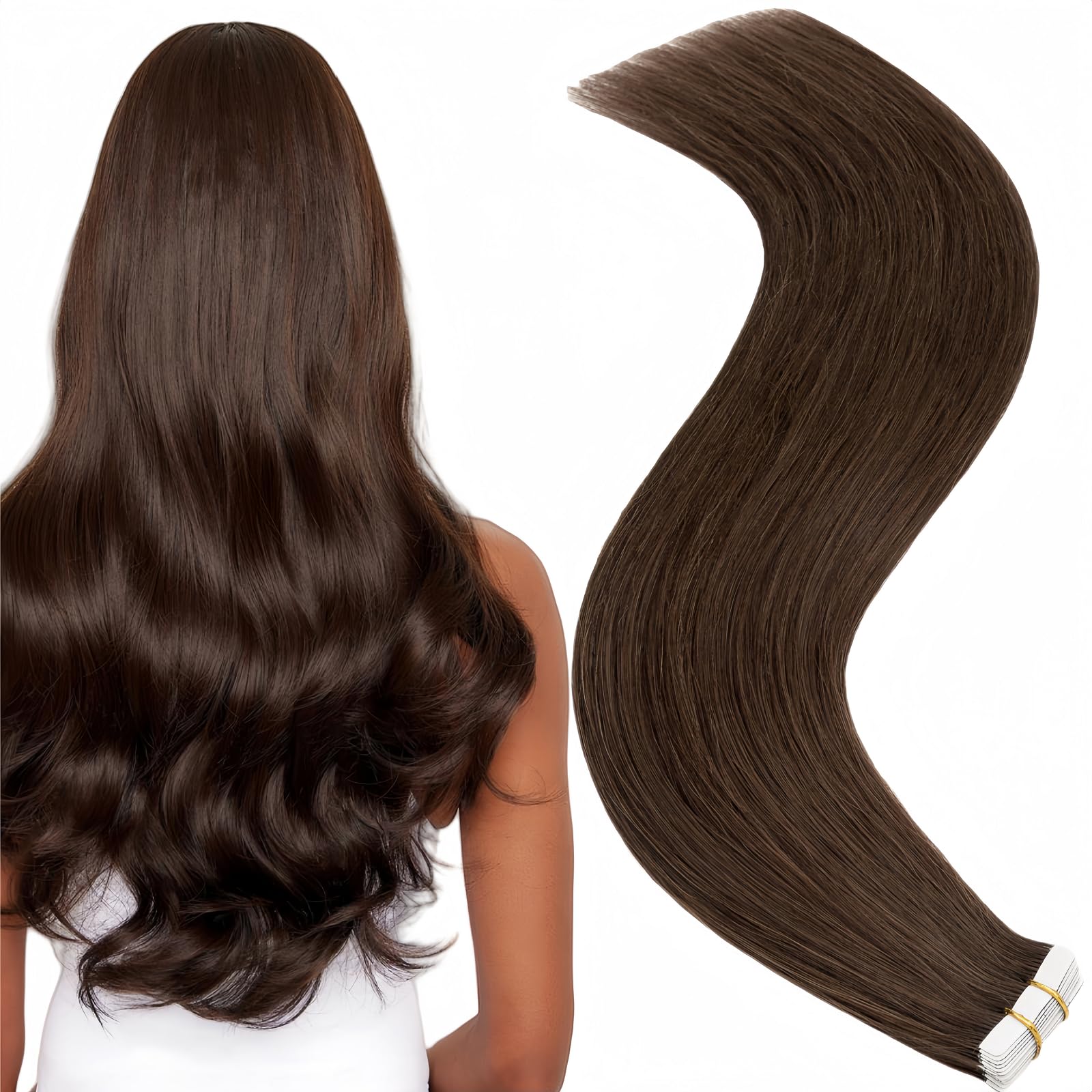 26 インチテープインヘアエクステンション人毛 20 個レミーテープインヘアエクステンション目に見えないテープインヘアエクステンション女性用