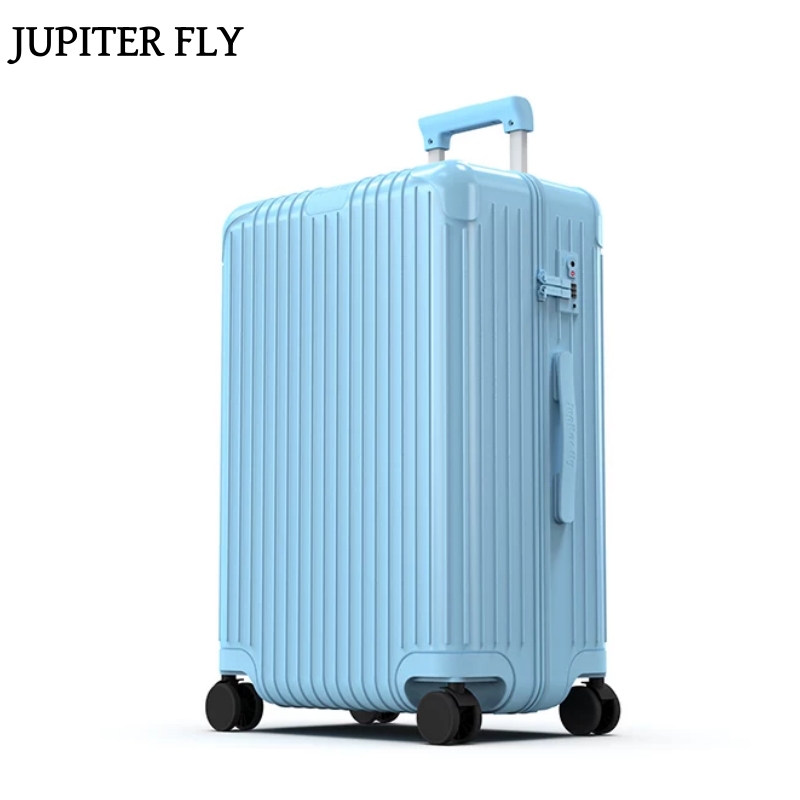 軽量スーツケース PC 素材 TSA ロック付き 2 層防爆ジッパーローリング荷物女性旅行 20/24/26/28 インチ
