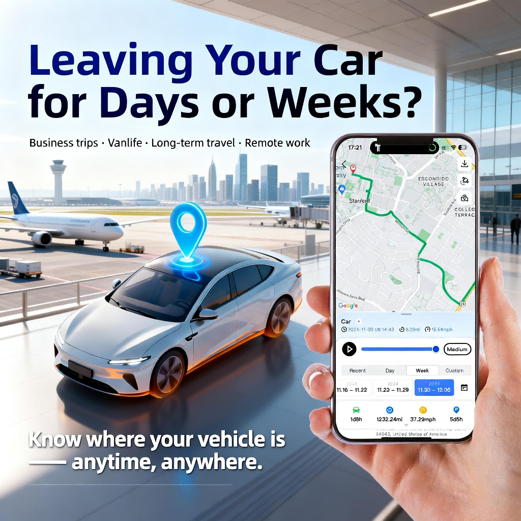ワイヤレスカー GPS トラッカー盗難防止、IoT SIM によるグローバルリアルタイム車両追跡、ジオフェンス