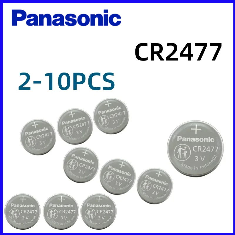 2-10 個パナソニック CR2477 バッテリー CR 2477 リチウム 3V 計器メーター輸入デジタルタイヤ空気圧モニターインテリジェントトイレ