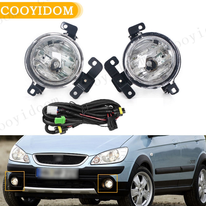 DRL フォグランプヒュンダイ GETZ クリック 2005-2011 フロントバンパーフォグライト 922011C500 922021C500 ドライビングランプフォグランプアセンブリ