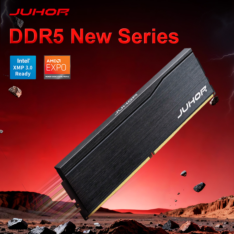 JUHOR メモリ DDR5 16GB 6000MHz 高性能 CL38 デスクトップコンピュータ用メモリ RAM