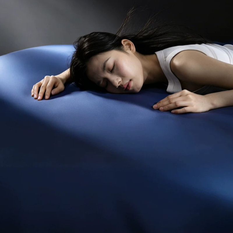 冷却夏のベッドシーツ大人のソフトツインコンフォートベッドシーツベビーベッドネイビーブルー Ropa De Cama Juego Completo デザイナー寝具セット