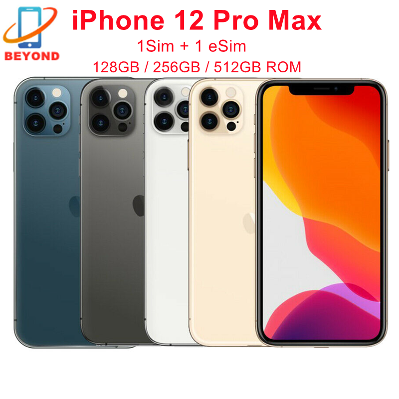 本物の Apple iPhone 12 Pro Max 128/256/512GB ROM オリジナル 6.7" Retina OLED RAM 6GB A14 Face ID NFC ロック解除 5G 98% 新しい電話
