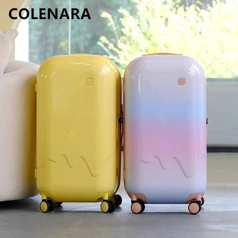 COLENARA ジッパースーツケース 20 インチ搭乗ボックス 24 "26" 28" 大容量トロリーケース PC パスワードボックスユニバーサルホイール荷物