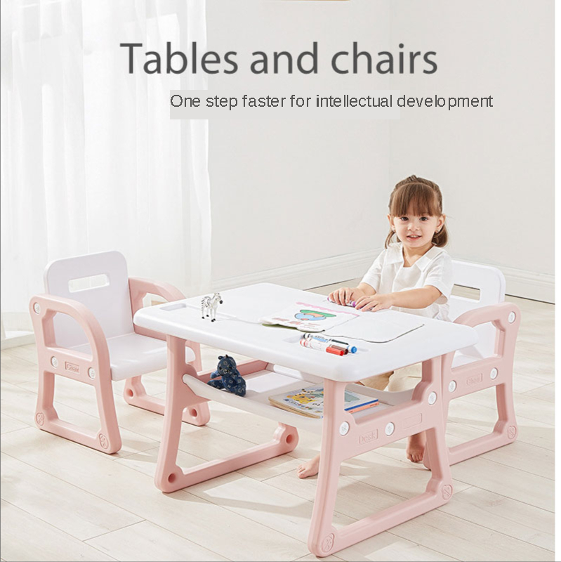 K-STAR キッズテーブルと椅子セット 2 色幼児アクティビティチェア幼児読書描画家庭用ドロップシッピングに最適
