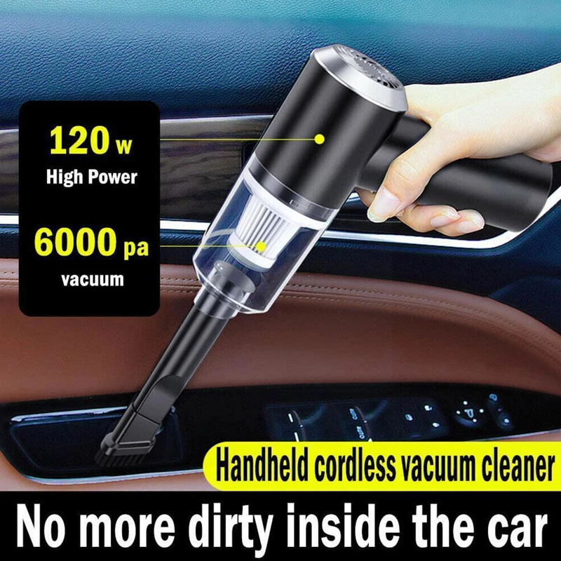 ポータブル車ハンドヘルドコードレス 2 で 1 掃除機強力な吸引 Usb 充電式ワイヤレス車家庭用掃除機